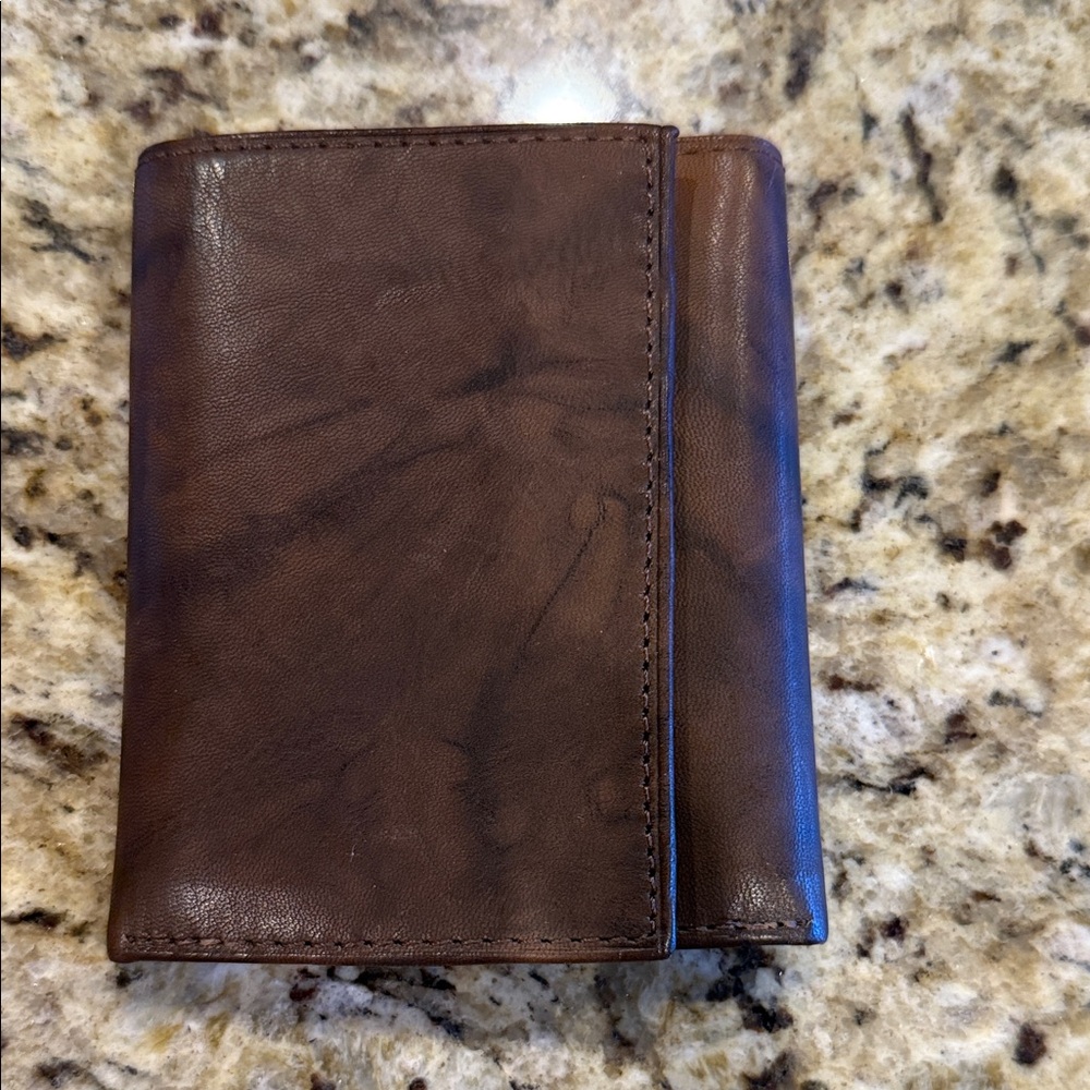Elegant Brown Leather Wallet